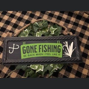 Gone Fishing Signs